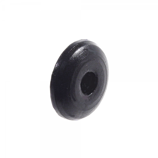 Rubber The Right Way - Round Bumper - Metal Core - Single Screw Hole At Center