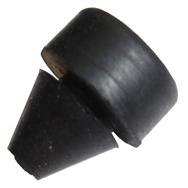 Rubber The Right Way - Rubber Stem Bumper - 1/4" Sheet Metal Hole - 7/16"  Diameter Head - 3/16" Head Height