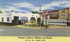 Lincoln Hwy Service Station 1950's