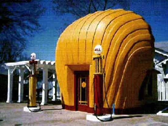 Old Shell Station Winston - Salem NC by Richard Tackett