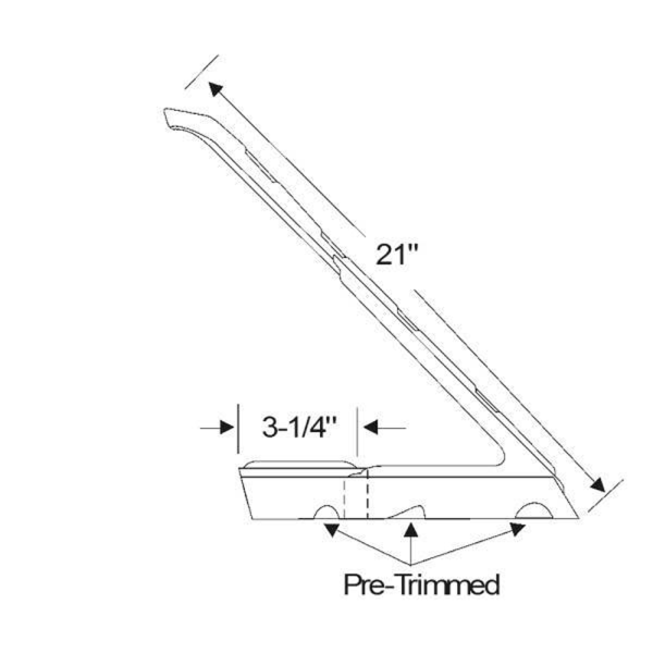 Front Door Vent Window Seal Kit - 4 Piece