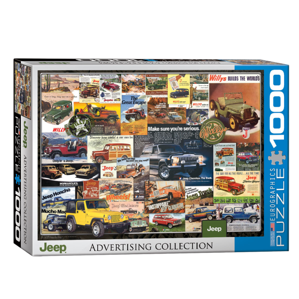 PZ-003P - Classic Jeep Advertisement Jigsaw Puzzle