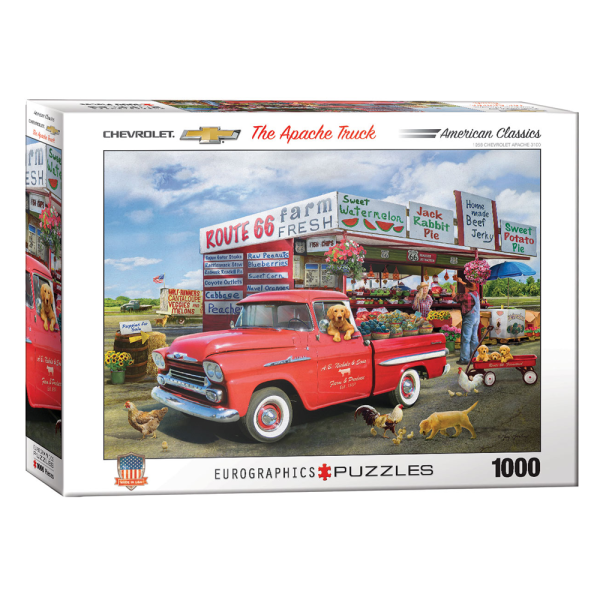 PZ-027P - 1958 Chevy Apache Truck Jigsaw Puzzle