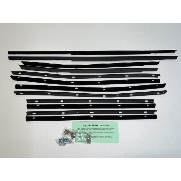 10-029E - 1966-67 Lincoln Continental Window Beltline Weatherstrip Kit