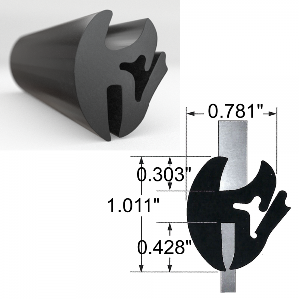 Cooper Standard - Windshield / Rear Window / Fixed Glass Seal - FREE SAMPLE