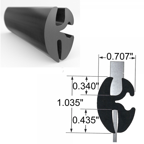 Cooper Standard - Windshield / Rear Window / Fixed Glass Seal - FREE SAMPLE