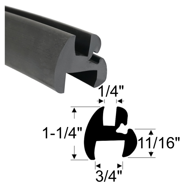 38-005W - Fixed Glass Seal Weatherstrip