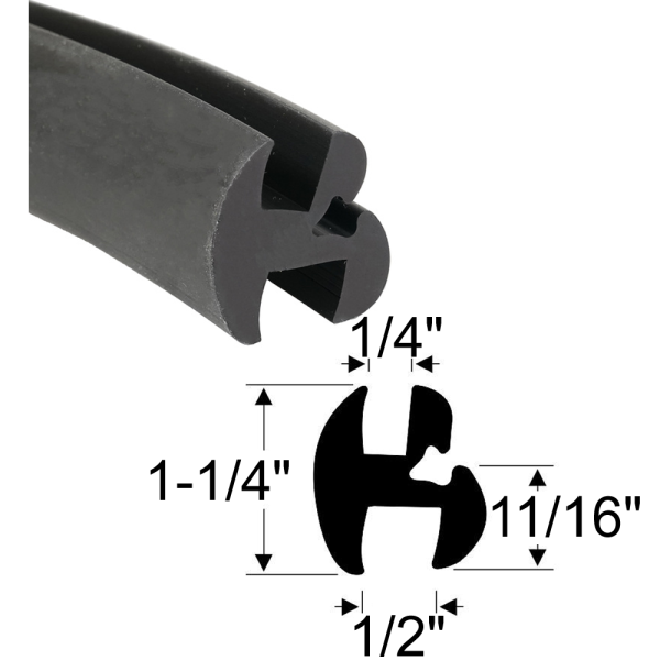 38-006W - Fixed Glass Seal Weatherstrip