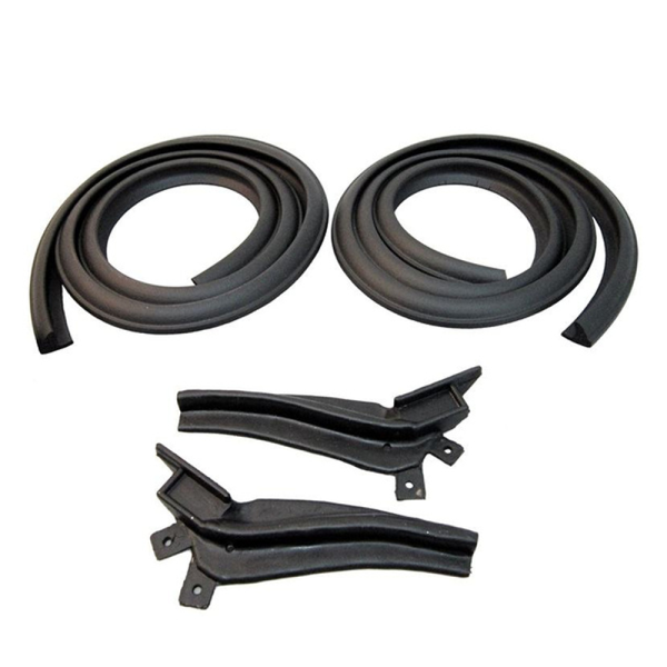 12-118D - 1957-58 Cadillac Brougham Rear Door Seal Weatherstrip Kit