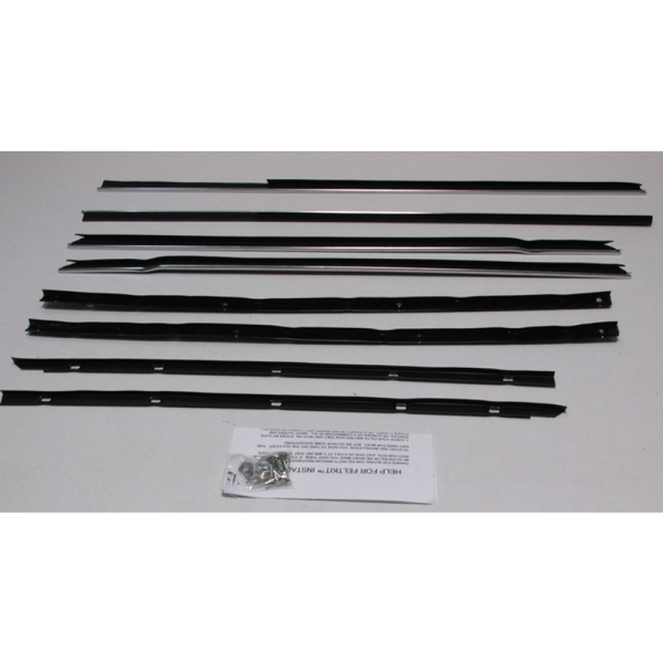 10-098E - 1965-66 Ford Galaxie Beltline Weatherstrip Kit