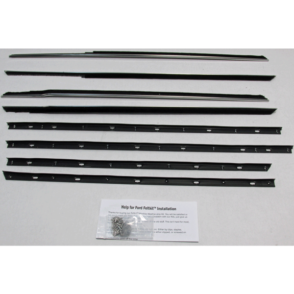 10-099E - 1965-66 Ford Galaxie Beltline Weatherstrip Kit