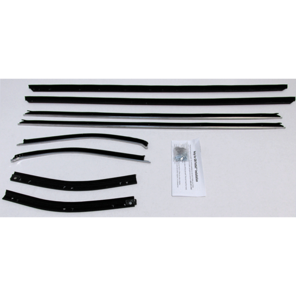 10-121E - 1969-72 Oldsmobile Cutlass Window Beltline Weatherstrip Kit