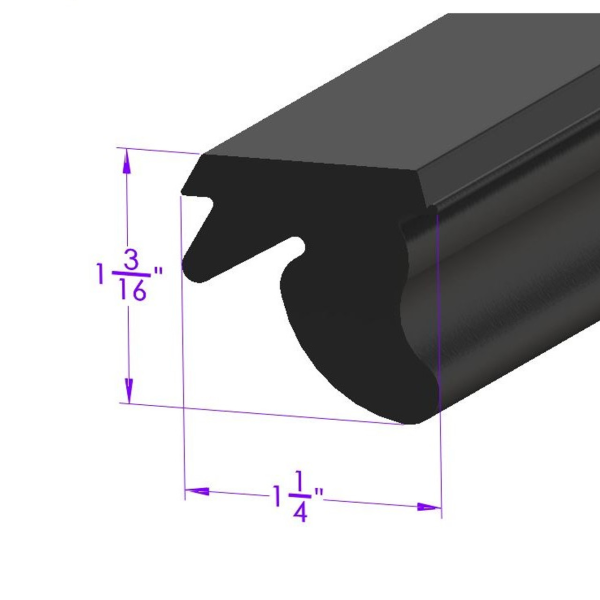 11-006X - General Use Roof Rail Sponge Extrusion Seal