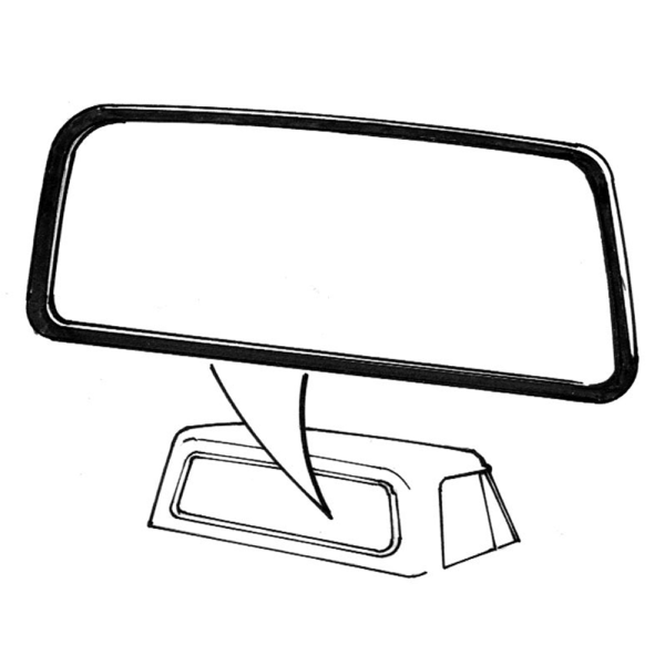 D7TZ-1042084-A - 1977-79 Ford Truck Rear Window Seal