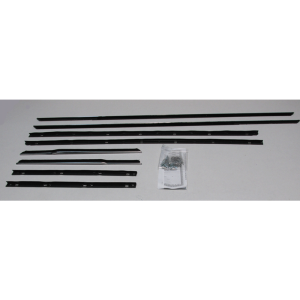 Beltline / Anti-Rattler Weatherstrip - 8 Piece Complete Kit