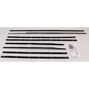 Beltline / Anti-Rattler Weatherstrip - 8 Piece Complete Kit