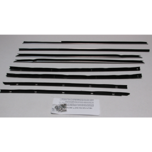 Beltline / Anti-Rattler Weatherstrip - 8 Piece Complete Kit