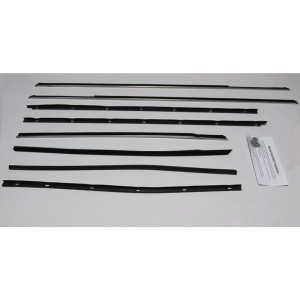 Beltline / Anti-Rattler Weatherstrip - 8 Piece Complete Kit