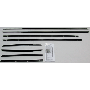 Beltline / Anti-Rattler Weatherstrip - 8 Piece Complete Kit