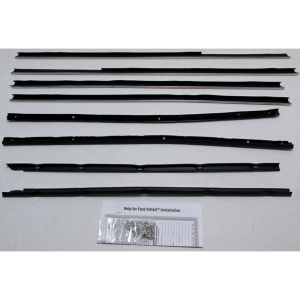 Beltline / Anti-Rattler Weatherstrip - 8 Piece Complete Kit