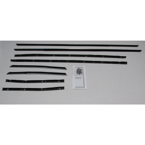 Beltline / Anti-Rattler Weatherstrip - 8 Piece Complete Kit