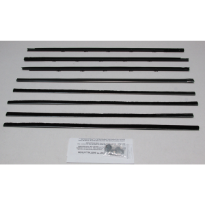 Beltline / Anti-Rattler Weatherstrip - 8 Piece Complete Kit