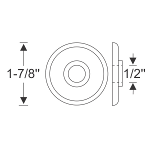 07-114X - 1938-58 Buick Rear Coil Spring Insulator