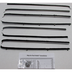 Beltline / Anti-Rattler Weatherstrip - 8 Piece Complete Kit