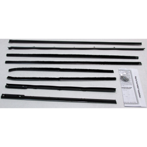 Beltline / Anti-Rattler Weatherstrip - 8 Piece Complete Kit