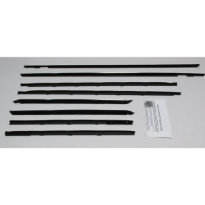 Beltline / Anti-Rattler Weatherstrip - 8 Piece Complete Kit