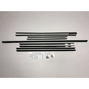 Beltline / Anti-Rattler Weatherstrip - 9 Piece With Tailgate Outer