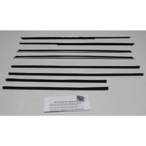 Beltline Weatherstrip - 8 Piece Complete Kit