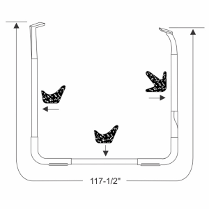 12-171D - 1951-53 Buick Oldsmobile Door Seal Kit