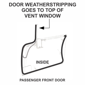 12-177D - 1955-56 Buick Oldsmobile Door Seal Kit