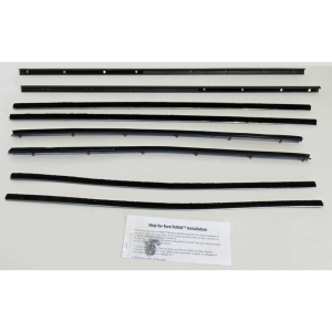 Beltline / Anti-Rattler Weatherstrip - 8 Piece Complete Kit