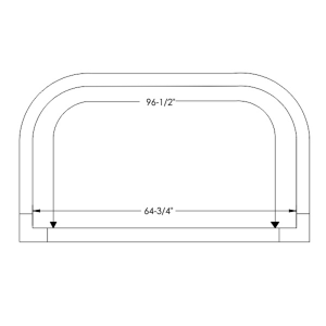 16-077T - 1969-72 Blazer Jimmy Liftgate Seal Weatherstrip