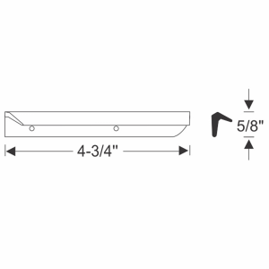 1956 Buick & Cadillac Roof Rail Extension Weatherstrip