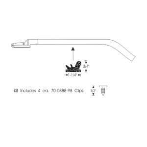 11-118R-1963-1964-cadillac-sixty-special-roof-rail-seal-kit