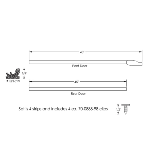 11-121R-1965-1966-buick-cadillac-oldsmobile-roof-rail-seal-kit