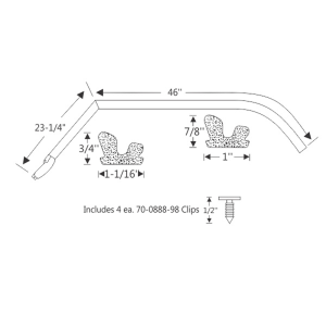 11-124R-1967-68-cadillac-roof-rail-seal-kit