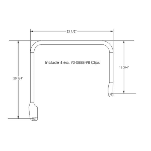 11-132R-1971-76-cadillac-roof-rail-seal-kit