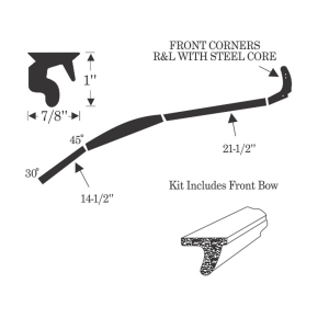 11-155r-1953-buick-oldsmobile-convertible-top-seal-kit