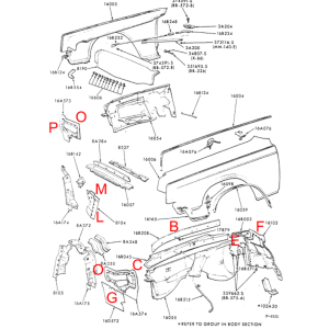 03-257m-1966-69-lincoln-continental-front-fender-seal-kit