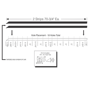 11-167r-1955-56-buick-oldsmobile-hardtop-roof-rail-seal-kit