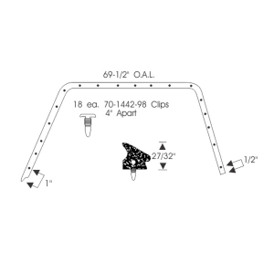 11-170r-1958-buick-oldsmobile-hardtop-roof-rail-seal-kit