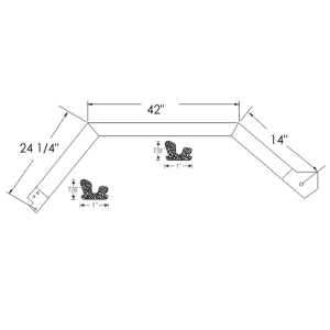 11-186r-1970-72-buick-chevy-oldsmobile-pontiac-roof-rail-seal-kit