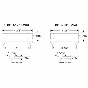 Dennis Carpenter - Radiator Mounting Pad - 4 Piece - Image 2