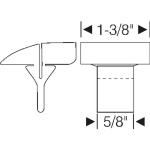 Steele Rubber - Hood to Fender Ledge Bumper - Image 2